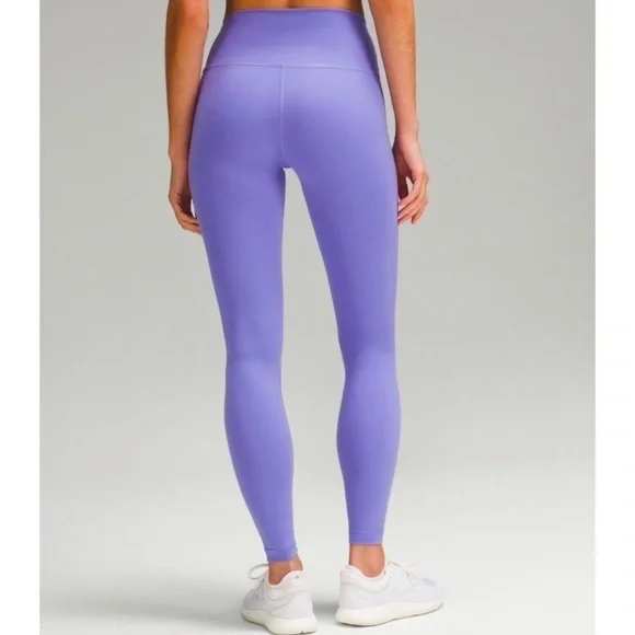 Lululemon Wunder Train High Rise Tights Athletic Leggings Dark Lavender 14 NWT - Picture 2 of 10